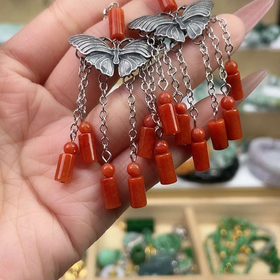 翡翠未镶嵌手链耳坠