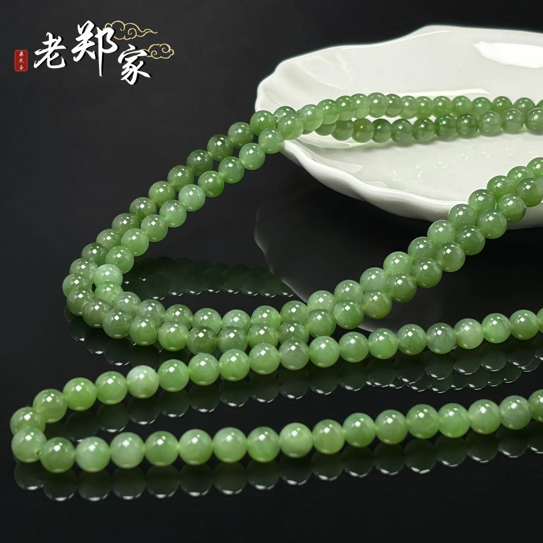 【老郑家】和田玉项链 约8mm (多样性发一件) 881