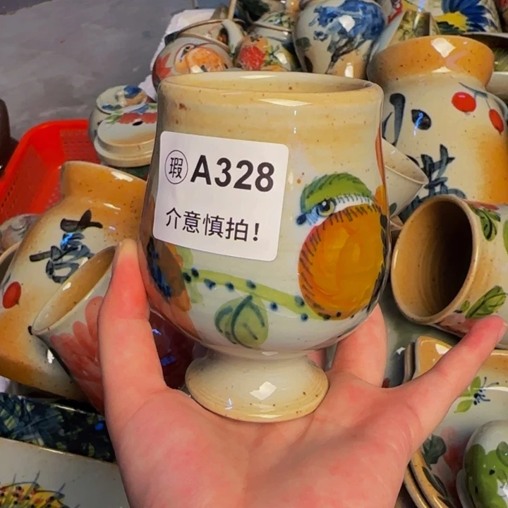 瓷片景德镇陶瓷手工手绘