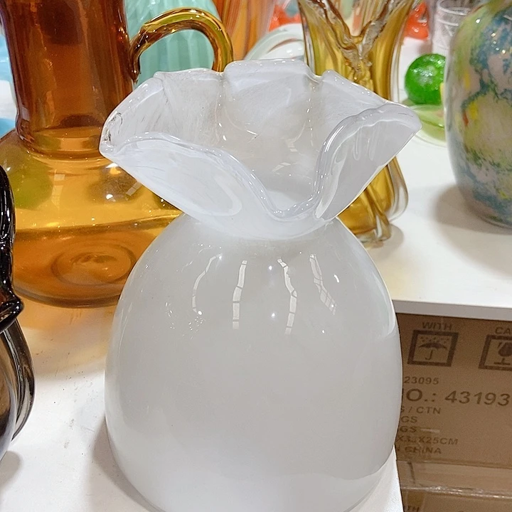 琉璃花瓶高度20厘米6厘米