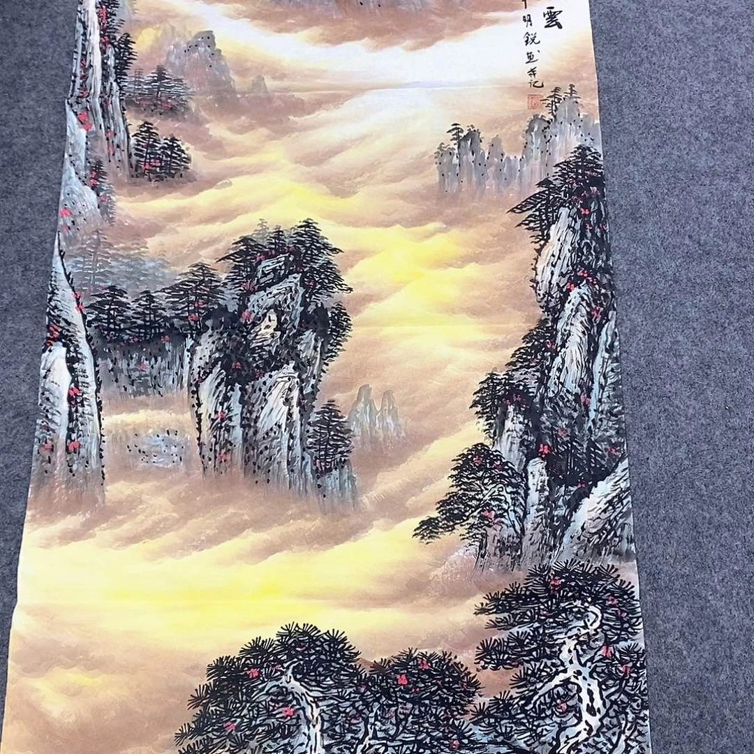 国画国画手绘作品