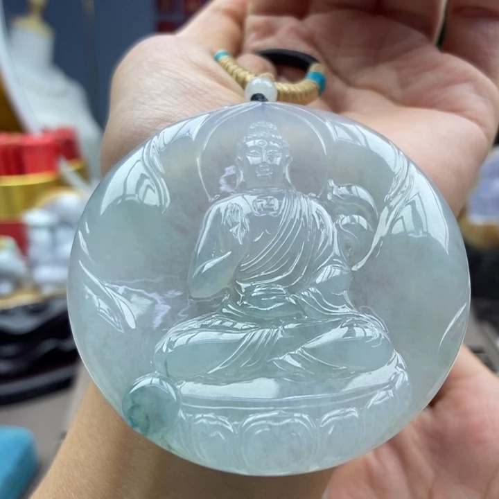 翡翠未镶嵌颈饰吊坠35