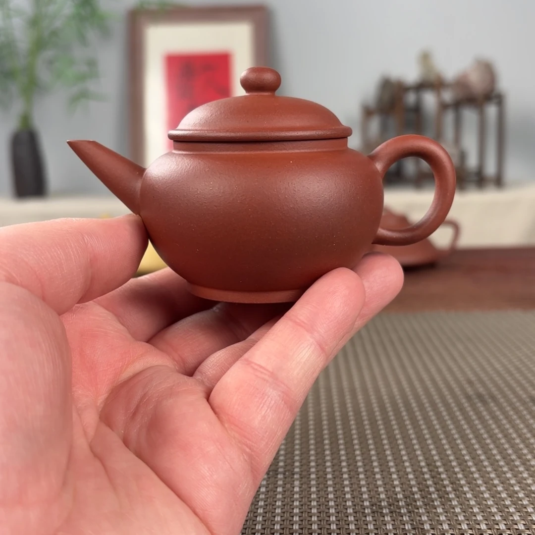 紫砂茶壶微瑕黄龙山原矿紫砂壶