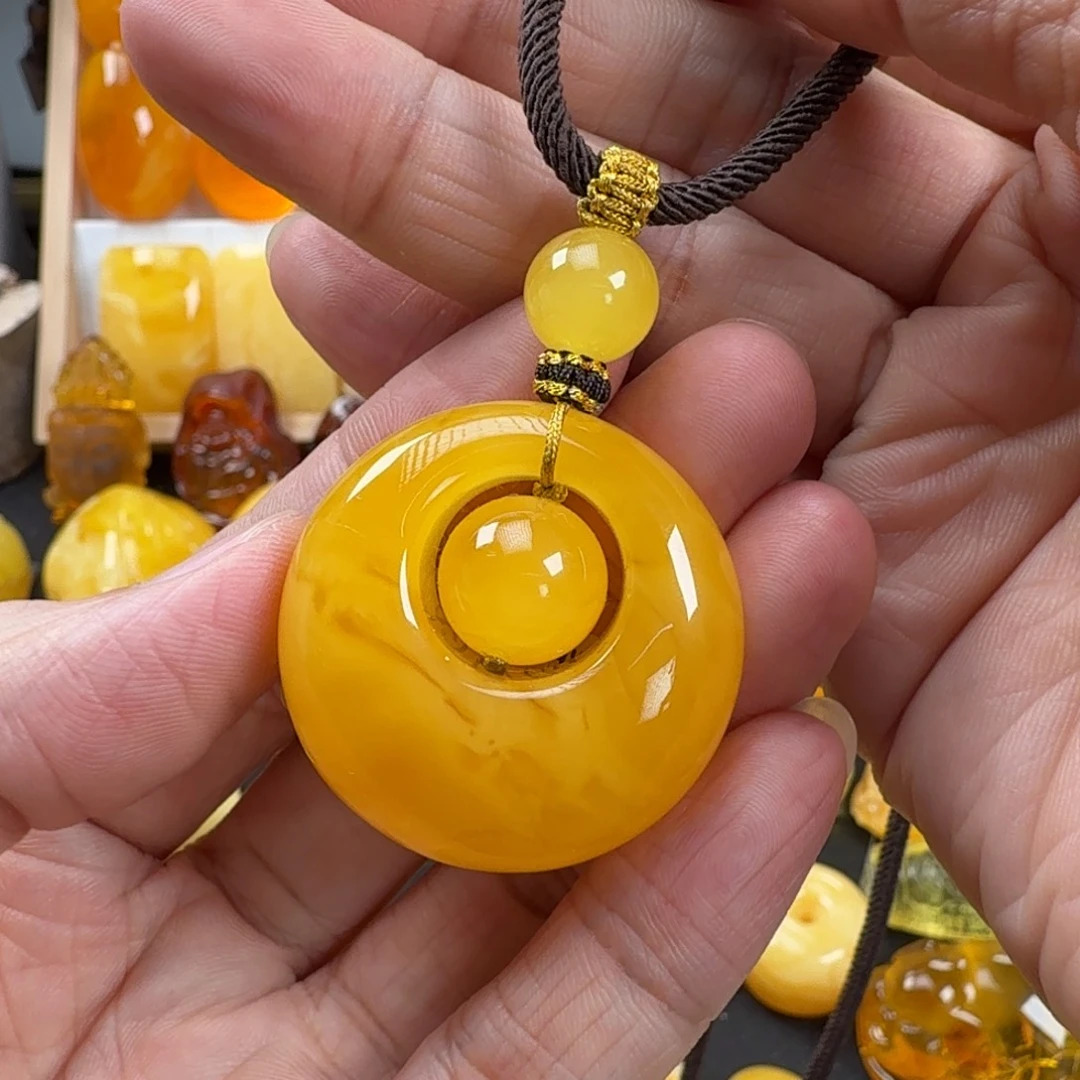 蜜蜡未镶嵌颈饰蜜蜡11g