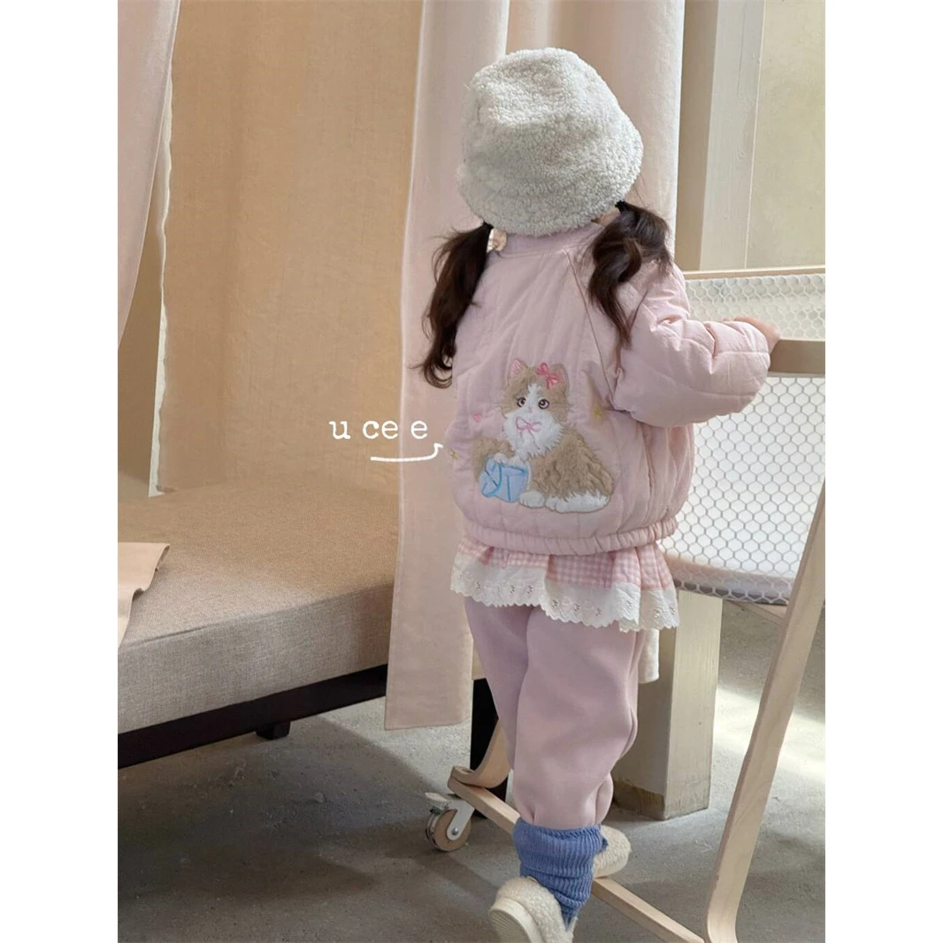 【小猫咪】釉兮·25冬～可爱超萌儿童衣服炸街卡通外套K2935汉服童装