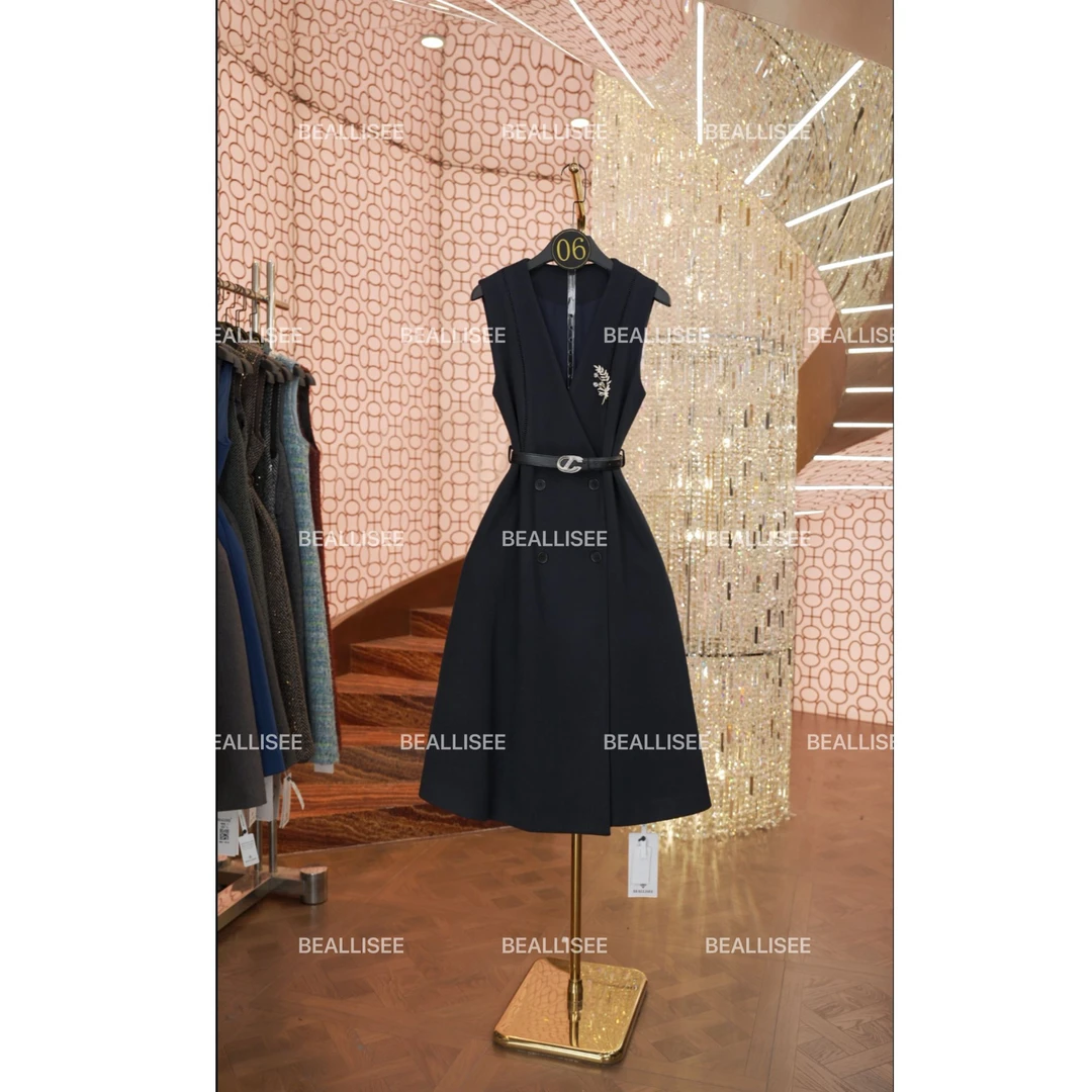 【宠粉价】秋冬新款无袖显瘦国风时尚宽松连衣裙W-A1532