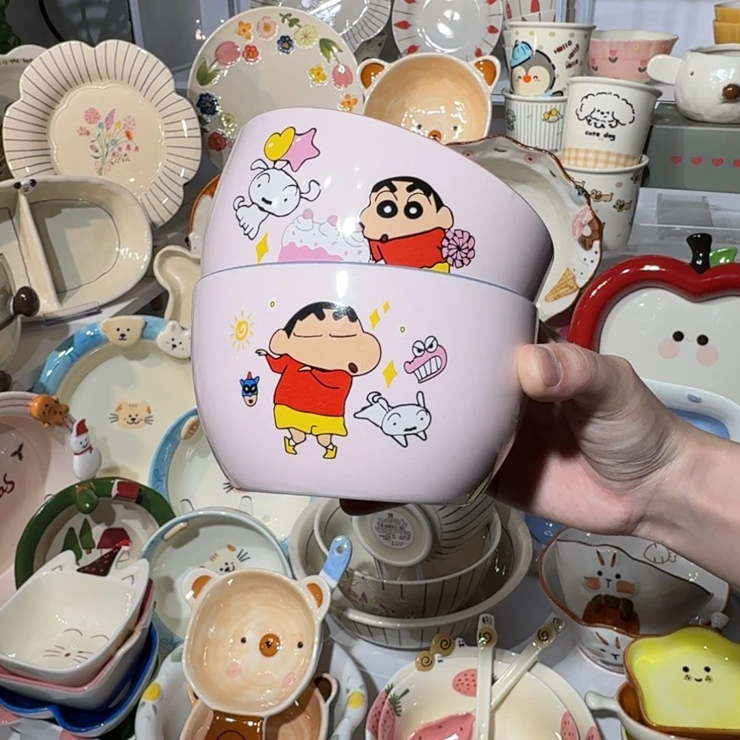 蜡笔小新米饭碗2个装