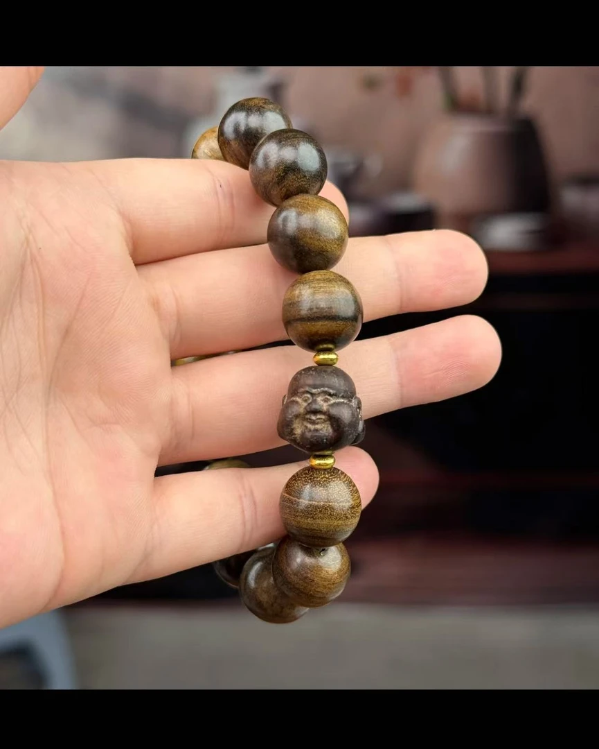 金丝楠 精品手串 （无礼盒）086