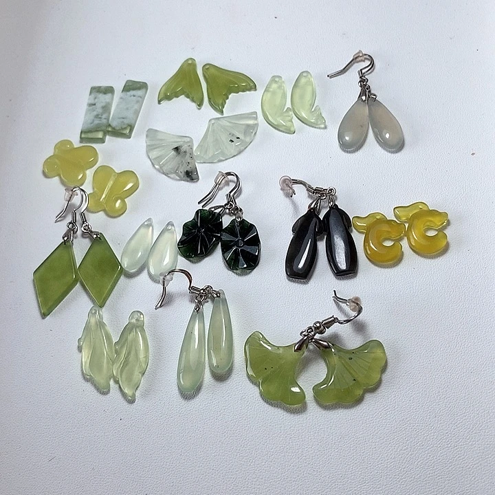 蛇纹石玉未镶嵌发簪