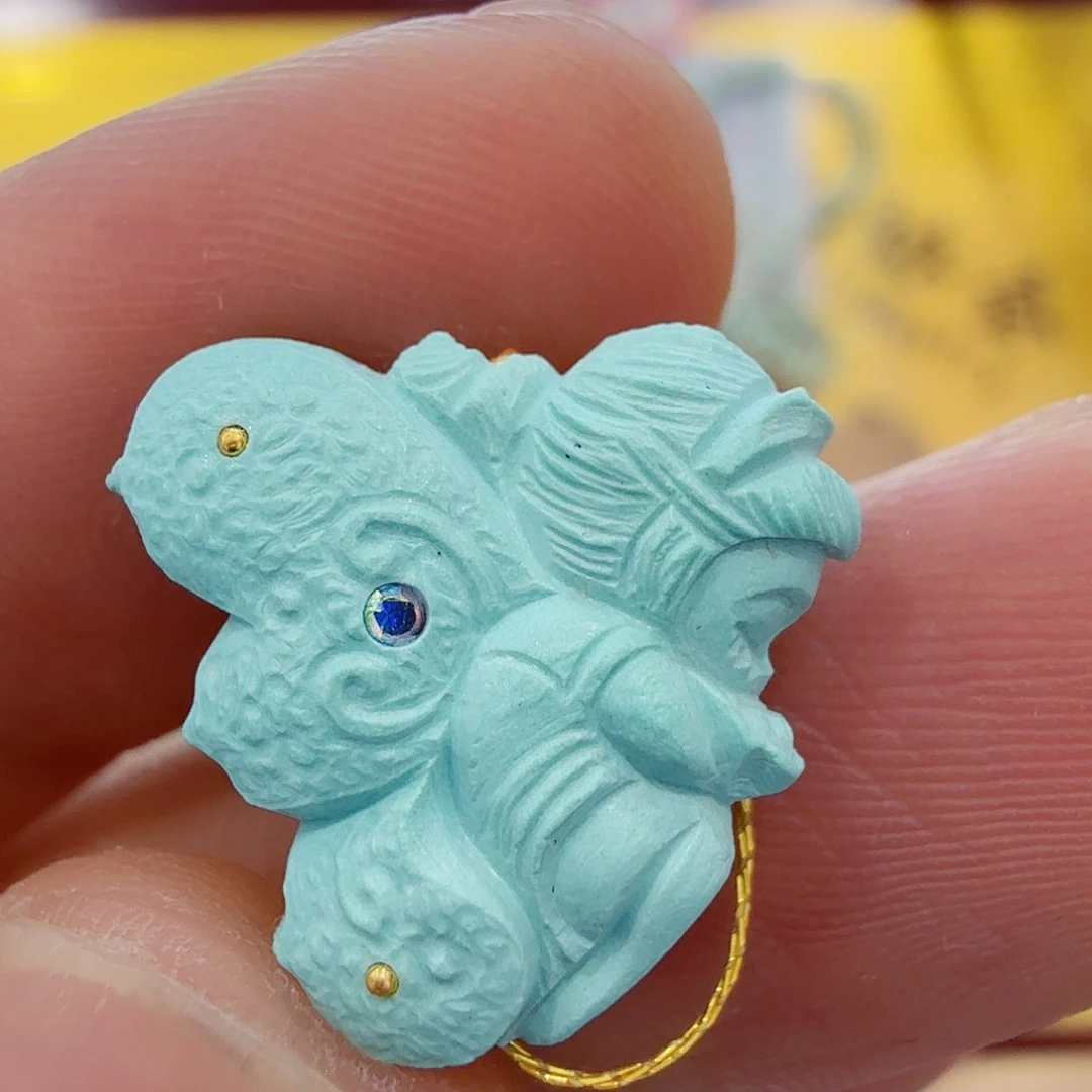 绿松石未镶嵌配饰