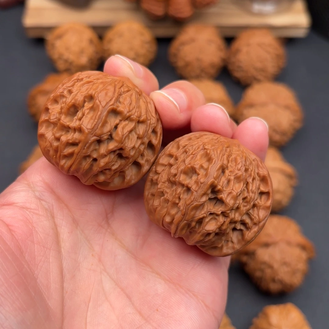 文玩核桃把件磨盘39