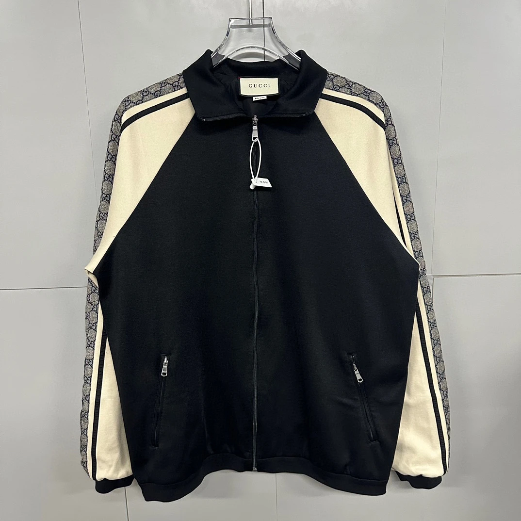 99新  Gucci 古驰 蛇纹校服外套 M码 P00106