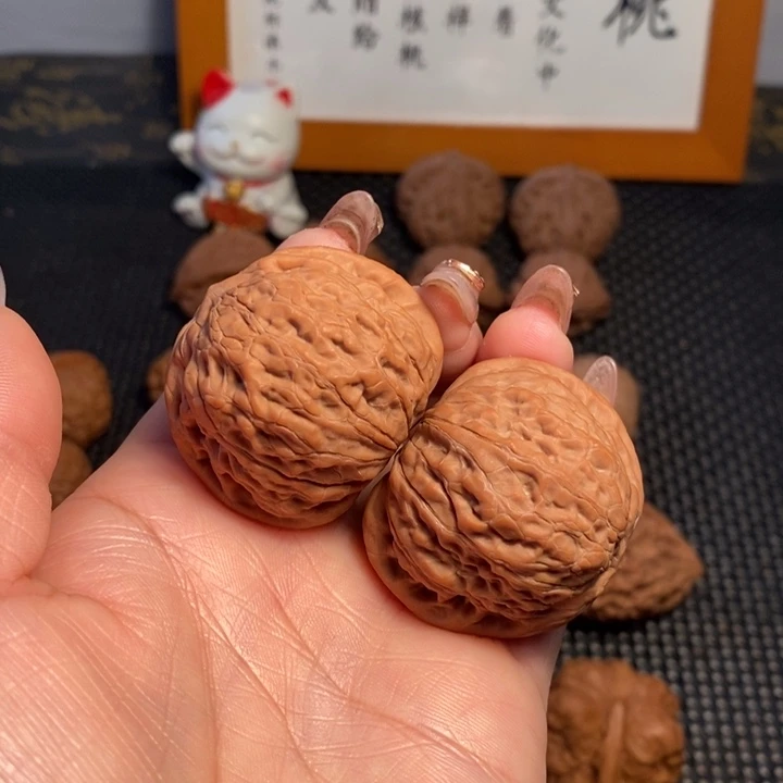 文玩核桃把件七***基40铁锤