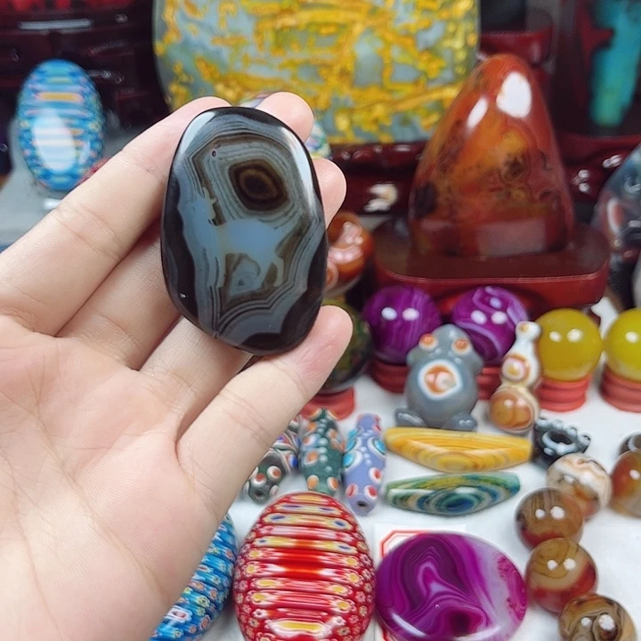 未镶嵌耳饰玛瑙/玉髓