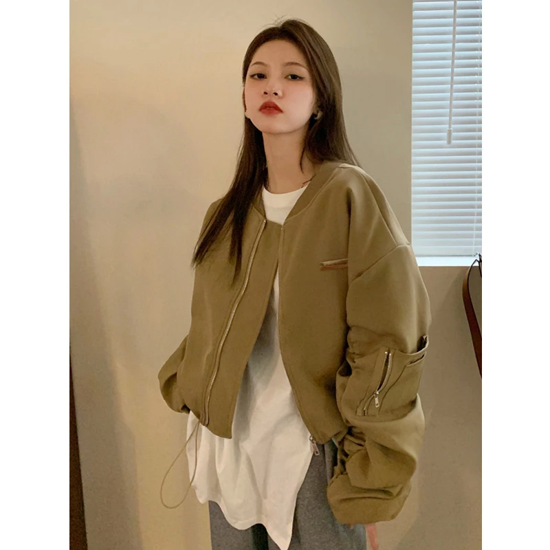 2025秋装流行新款爆款棒球服女装韩系小众INS风百搭休闲夹克外套