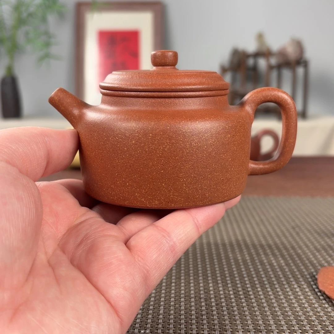 紫砂茶壶黄龙山原矿紫砂壶200