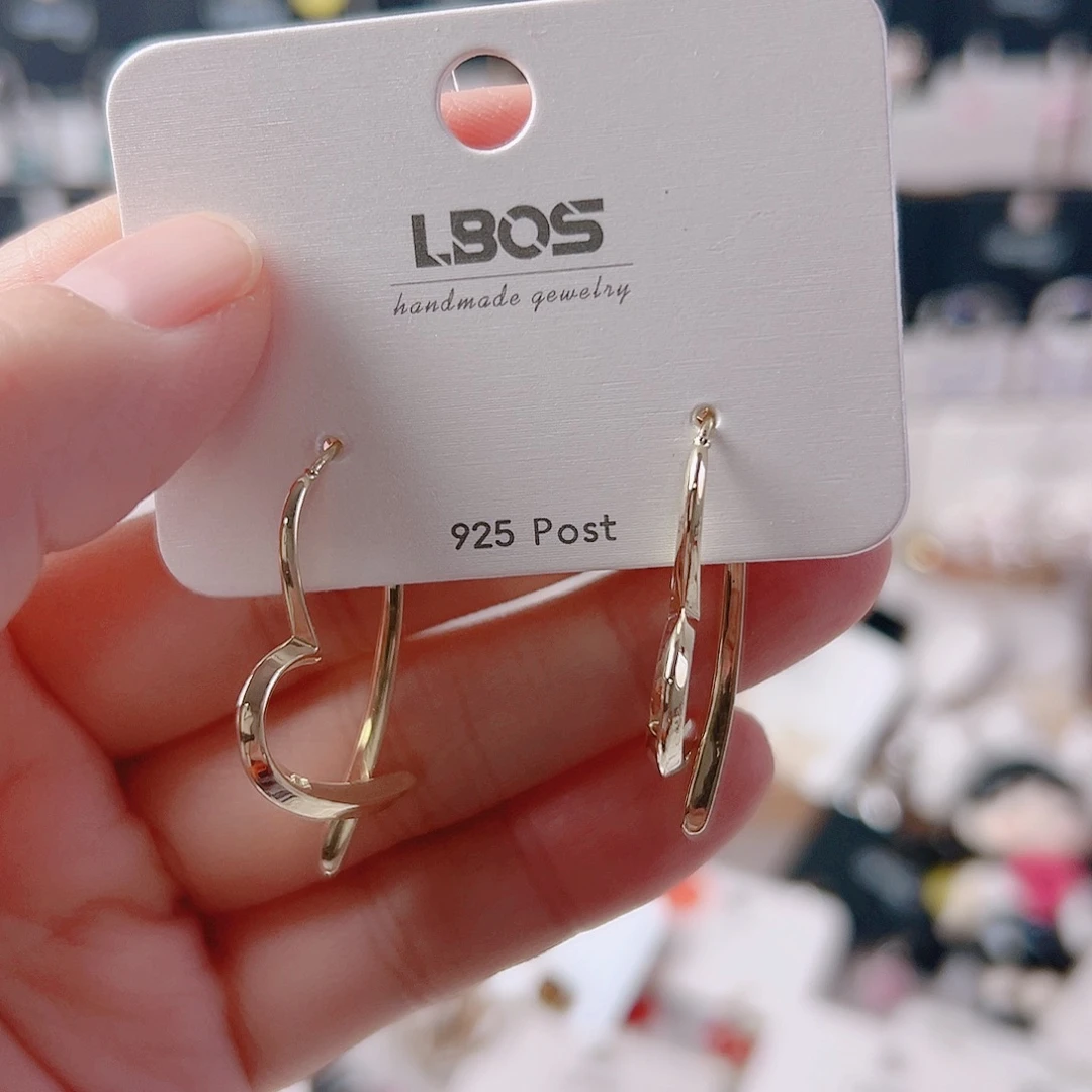 琉璃纯铜合金耳环的