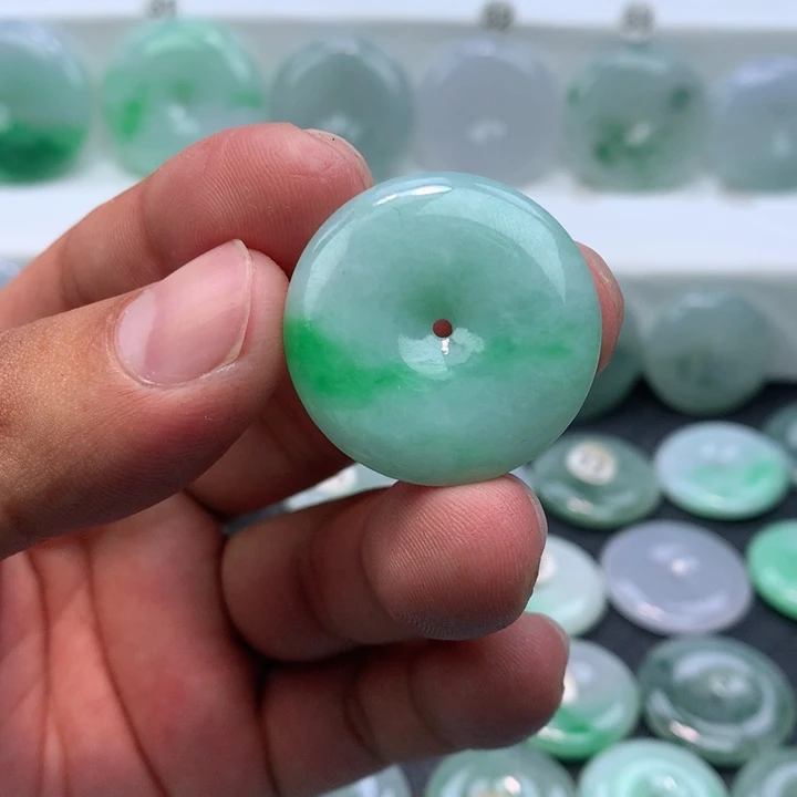 颈饰未镶嵌翡翠缅甸天然A货翡翠29.5-5.9