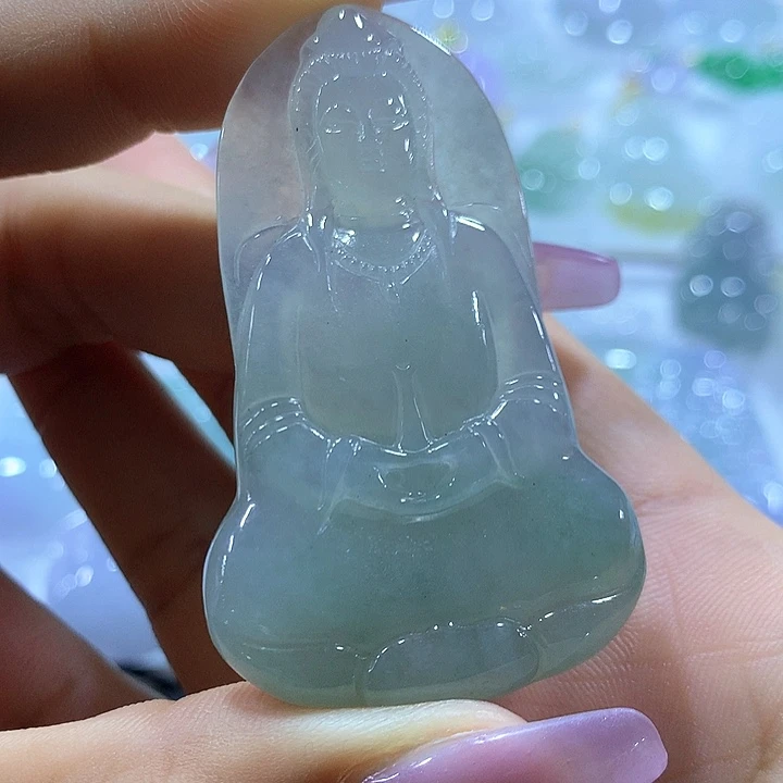 翡翠未镶嵌颈饰天然翡翠A货吊坠