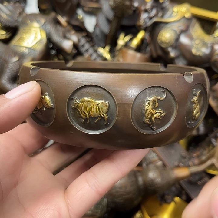 顺顺利利，铜器摆件