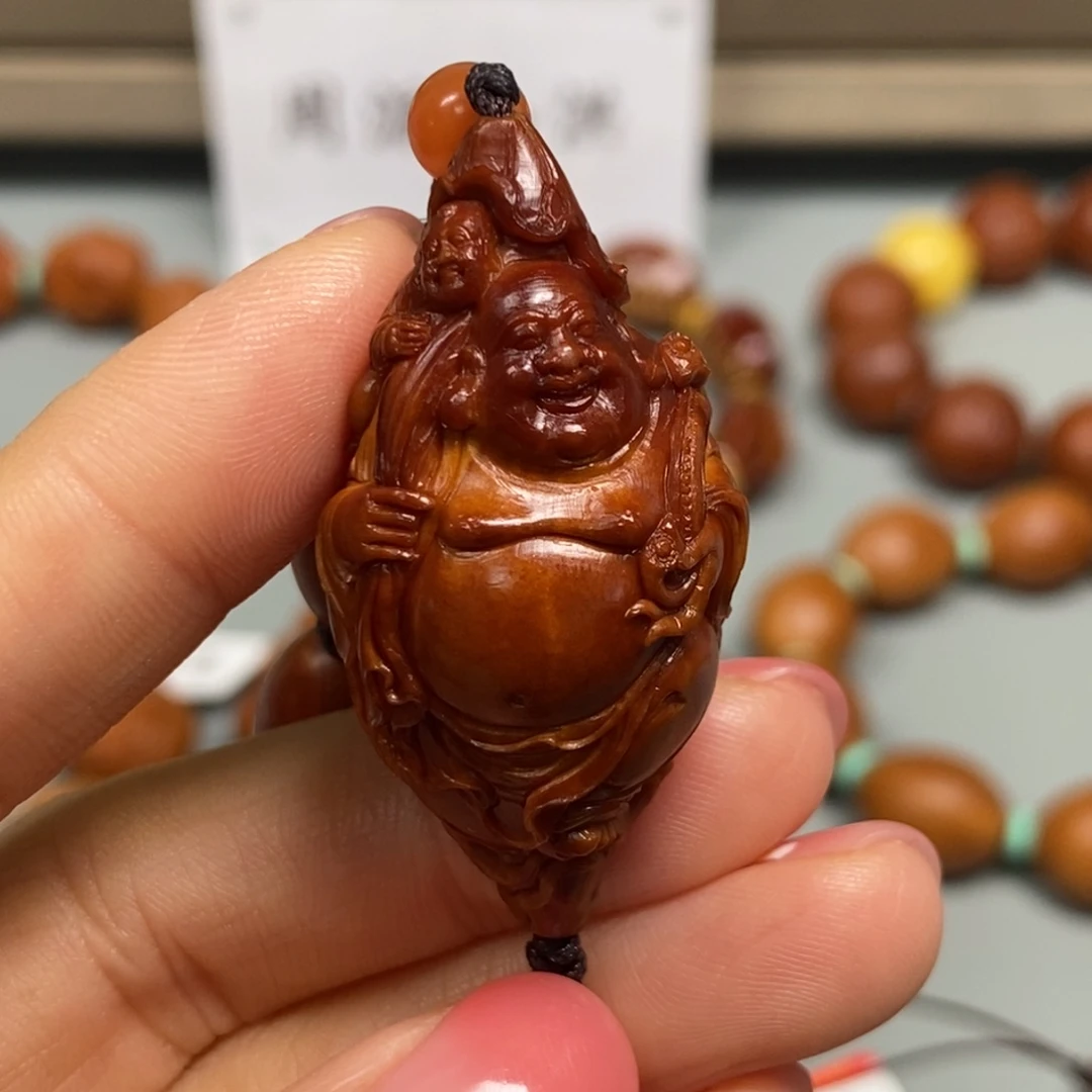 手串/手链橄榄核荷叶童子弥勒