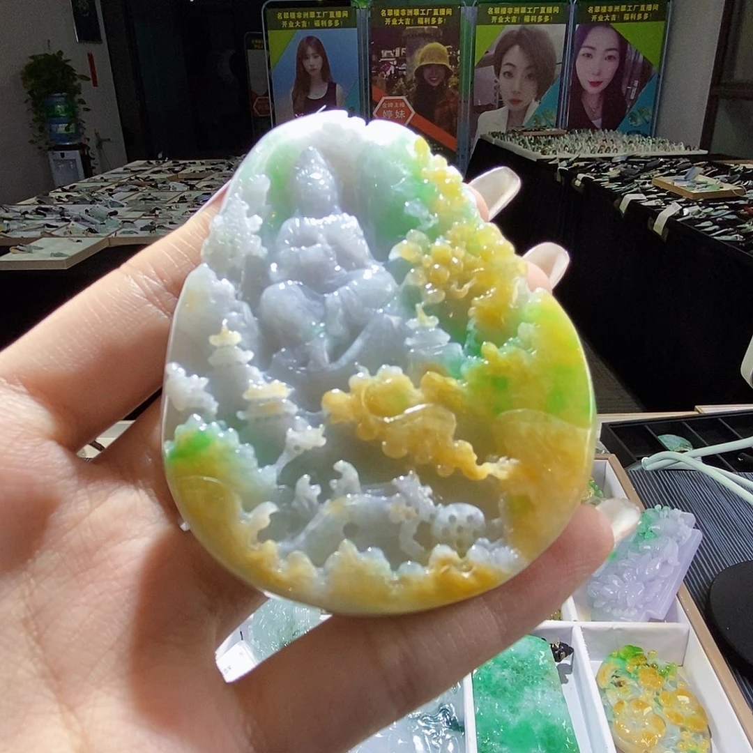 颈饰未镶嵌翡翠翡翠