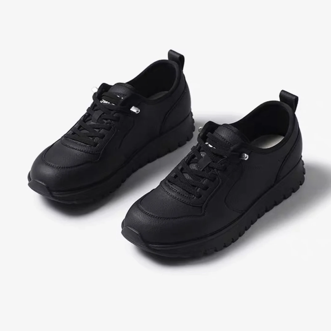 2025年春秋新款柔软牛皮舒适百搭款休闲鞋单鞋软底运动鞋