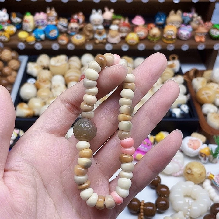 白玉菩提吊坠菩提大肠