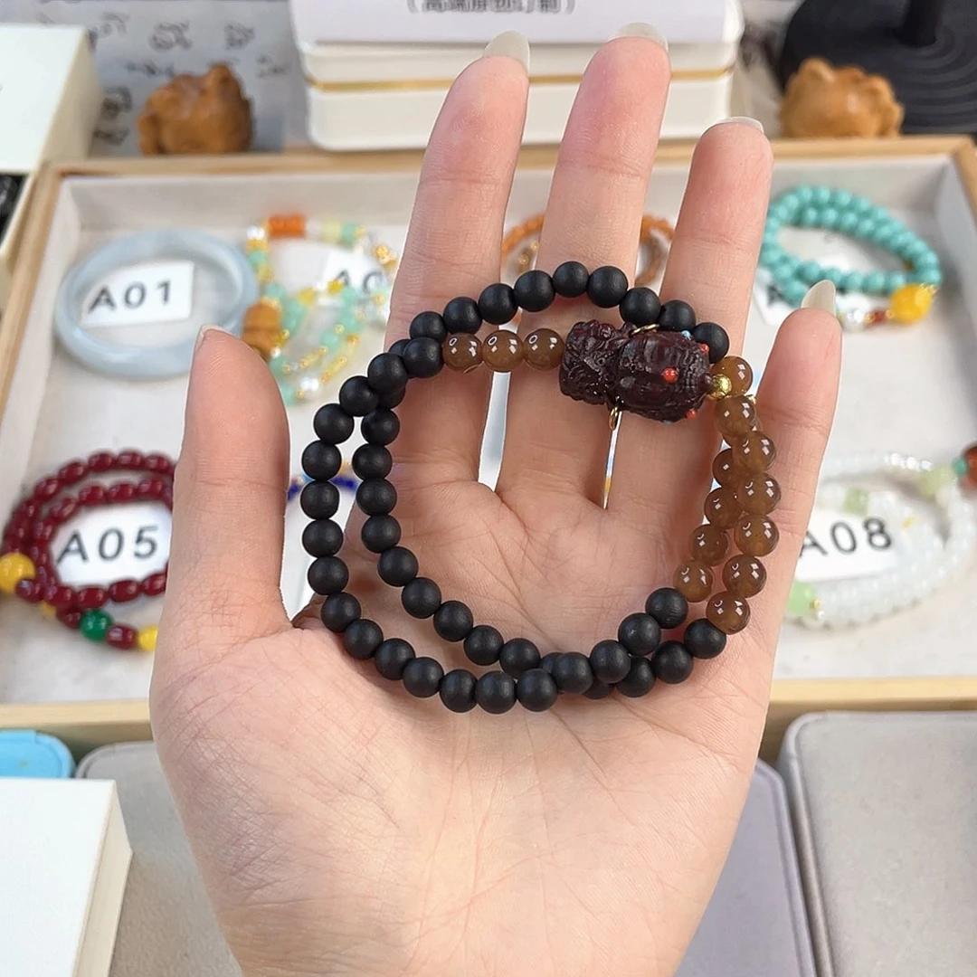 针钠钙石手饰银S925镀金镶嵌