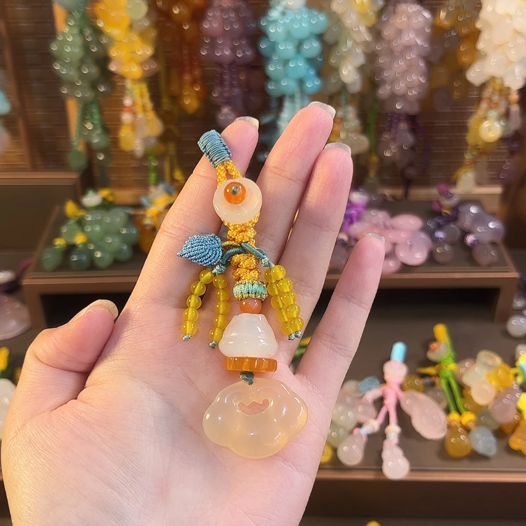 玛瑙/玉髓未镶嵌车挂