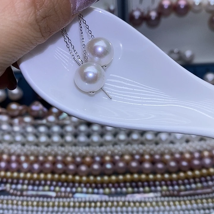 银S925镶嵌淡水珍珠首饰珠宝