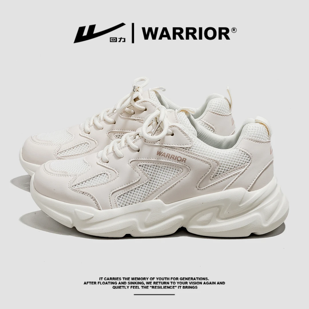 回力女鞋夏季新款厚底老爹鞋2025网面透气舒适百搭休闲运动鞋L150