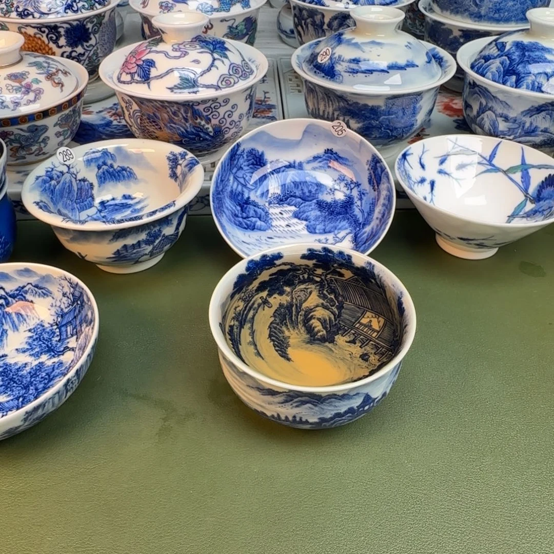 陶纯手工纯手绘茶具212