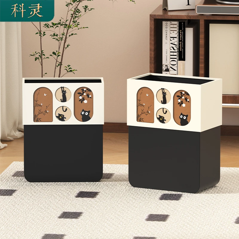 卫生间厕所专用小垃圾桶家用窄缝客厅卧室可爱创意高颜值2025新款