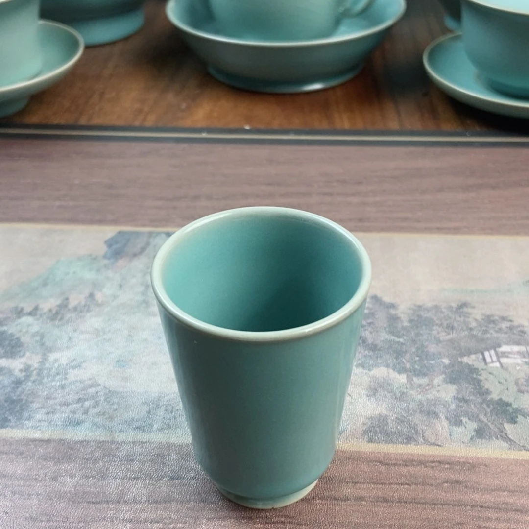 摆件陶原产地原矿汝瓷～茶器