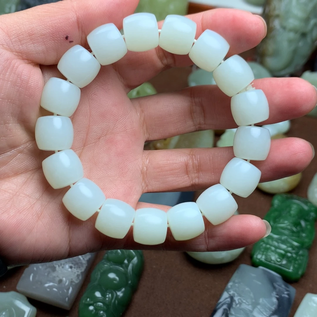 和田玉挂件未镶嵌老***加