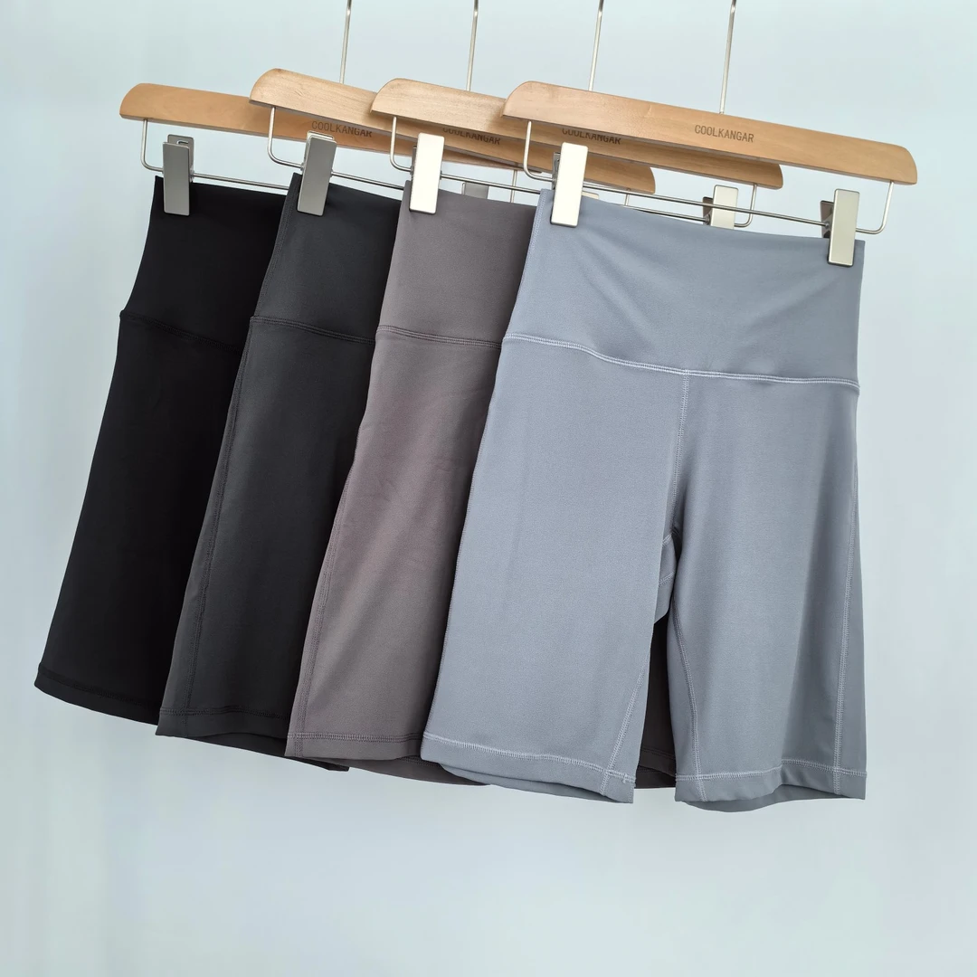 经典瑜伽裤短裤运动健身裤夏季速干跑步5分裤0831紧身裤子高腰