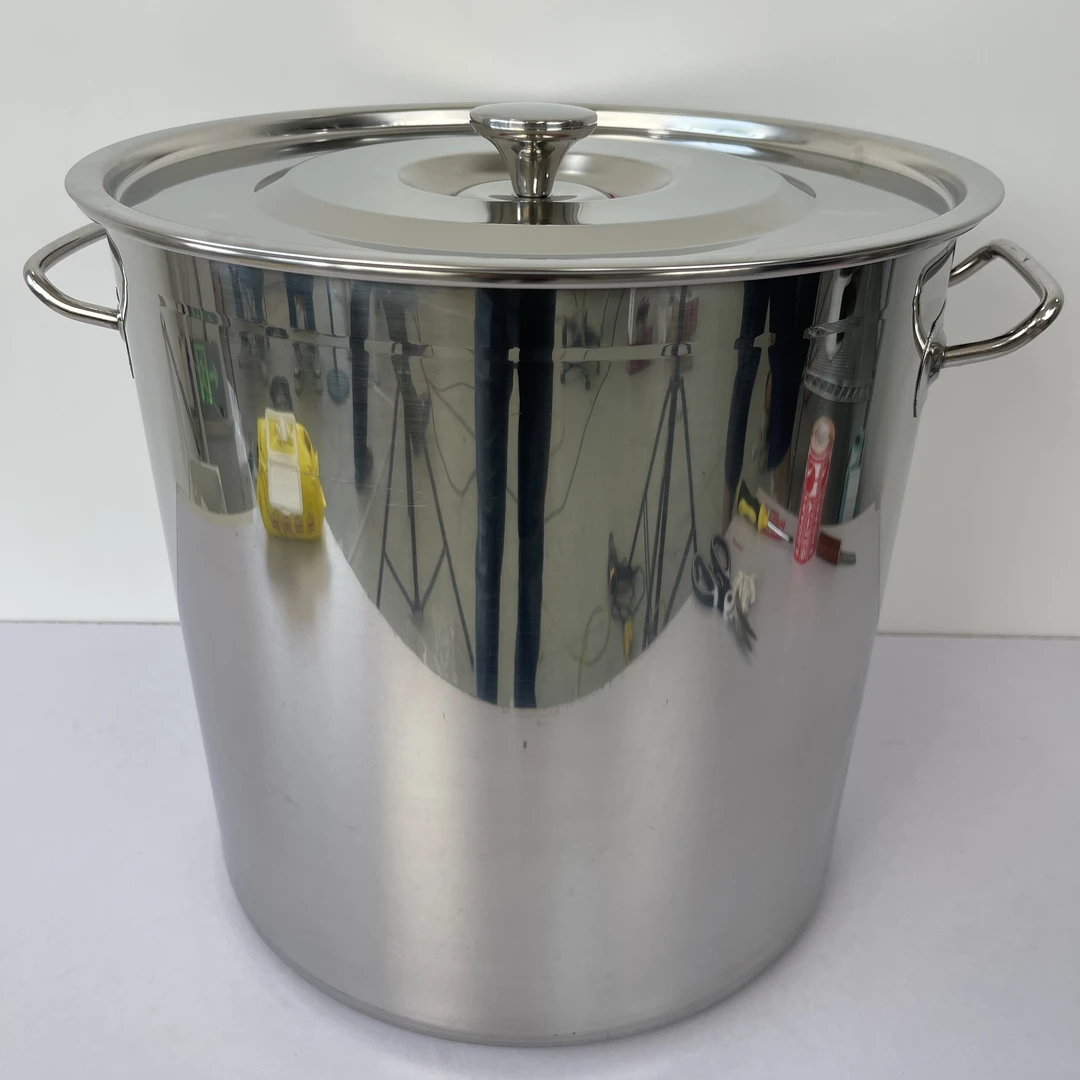 商用汤桶带盖汤锅加厚底大容量不锈钢家用储水桶304不锈钢桶F4