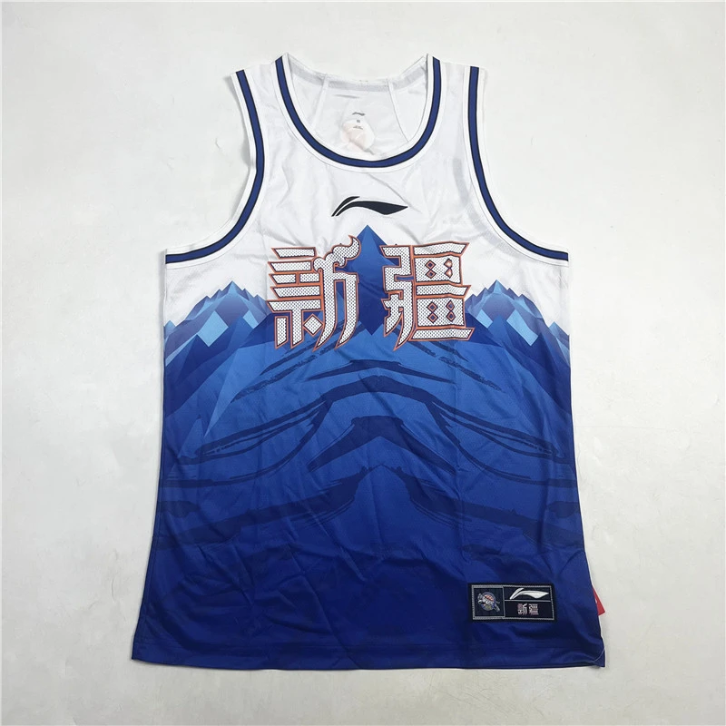 李宁男子专业篮球系列比赛上衣速干清爽舒适透气运动服AAYT885