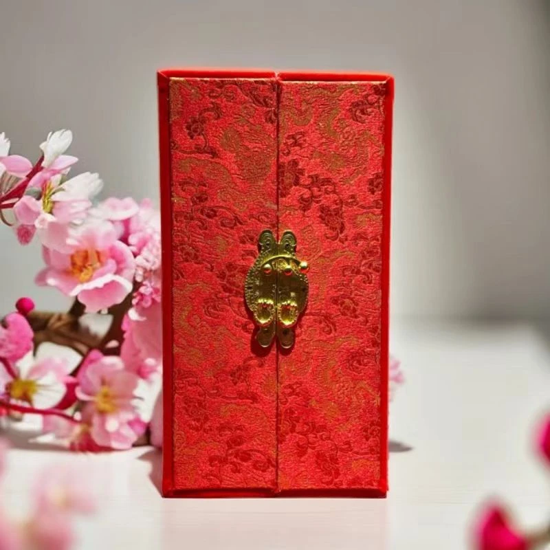 首饰盒/箱 【仅展示】时尚精美红色礼品盒-礼盒