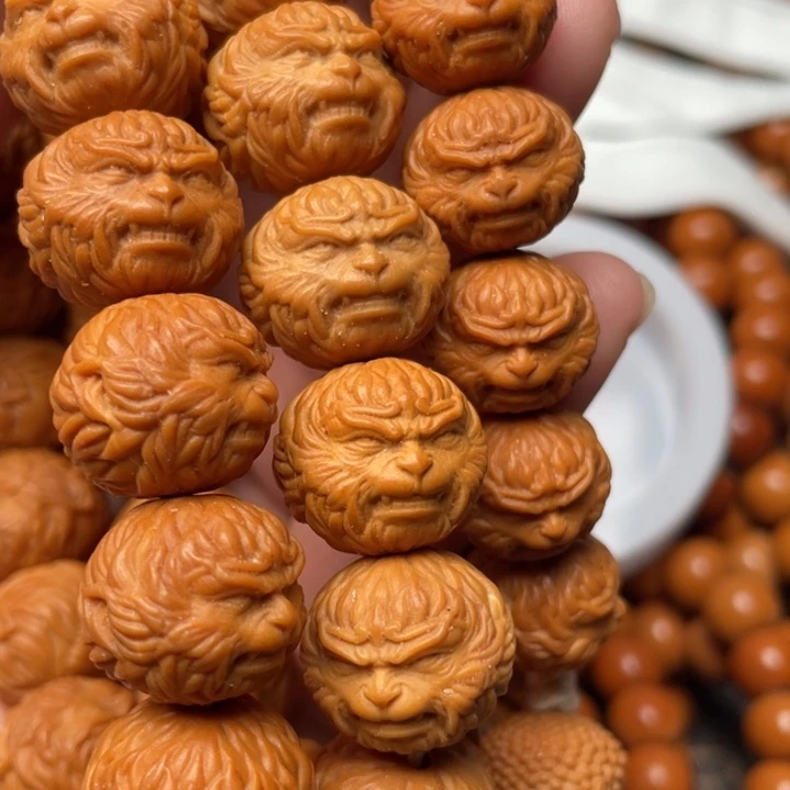 猴头核桃手串大*黑神