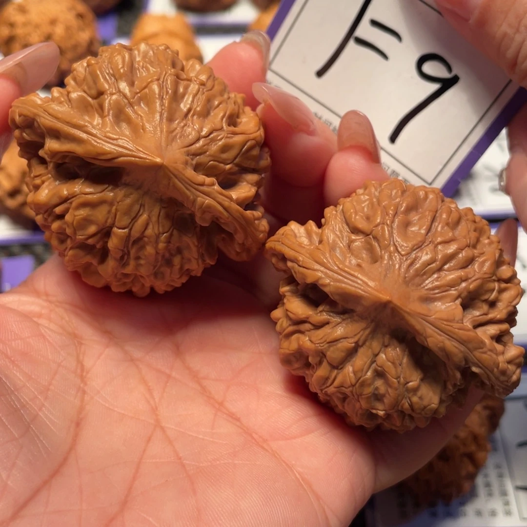 文玩核桃把件9号官帽52