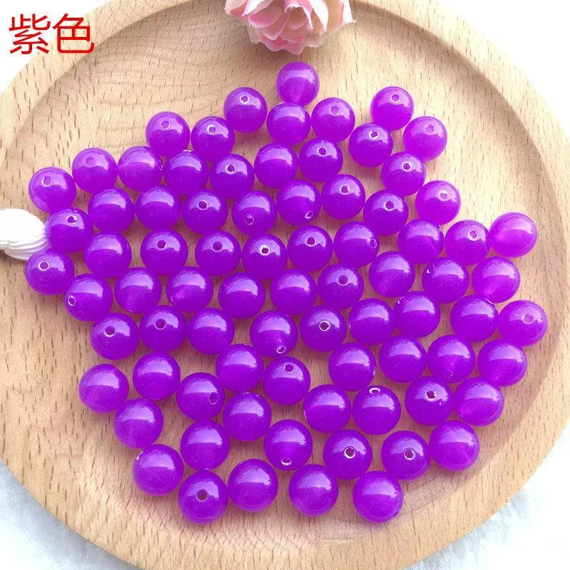 果冻珠子卡10  仿玉珠  DIY材料