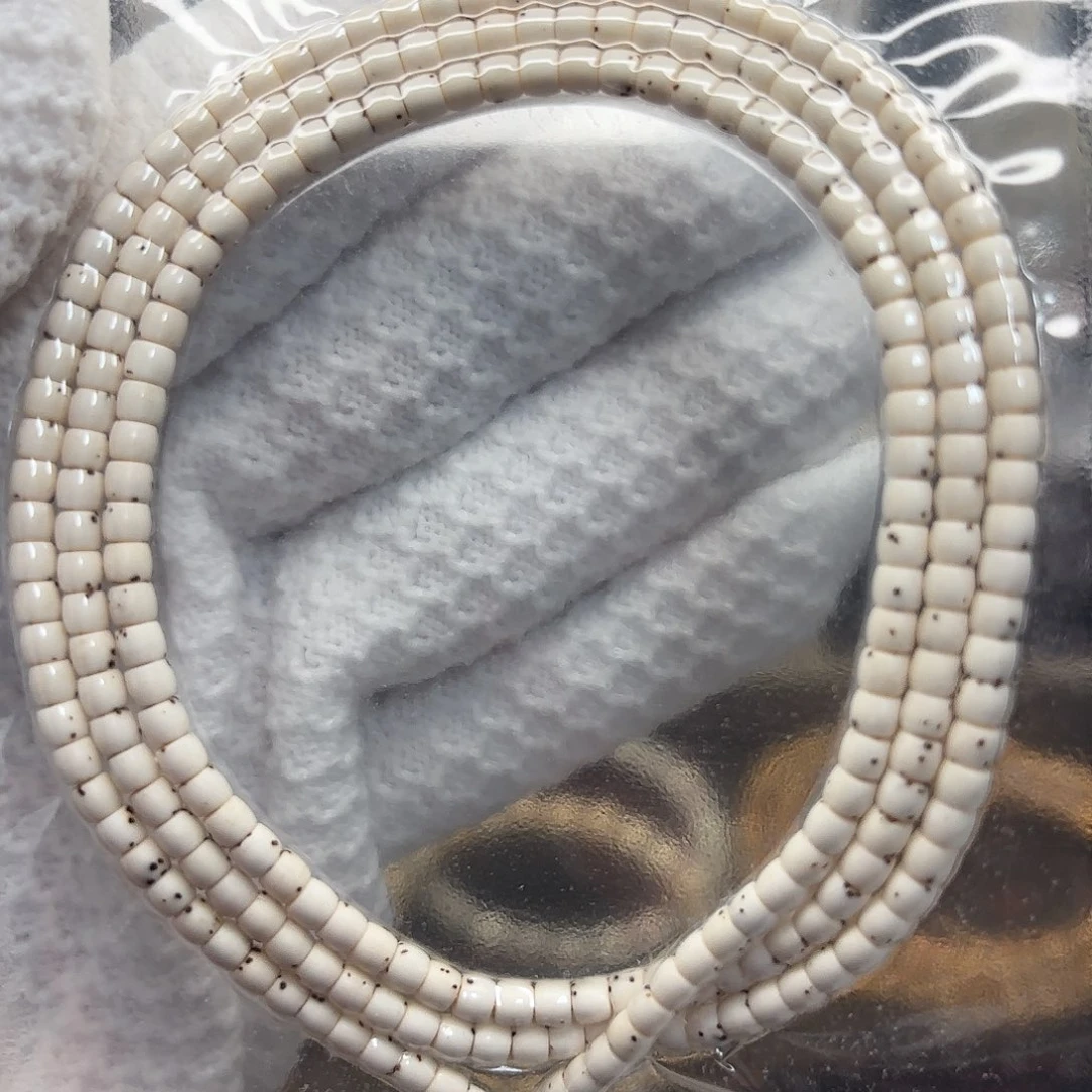 星月菩提吊坠开播漏原白直切4*3散星