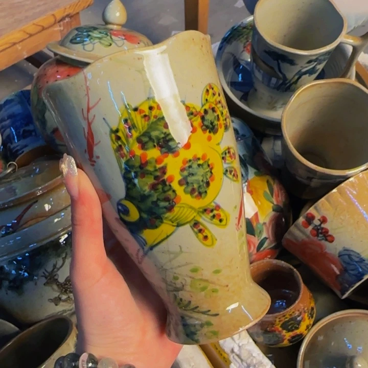 瓷片景德镇陶瓷手工手绘