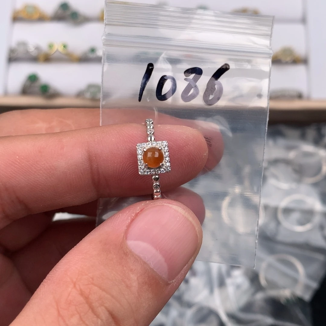未镶嵌戒指翡翠1086