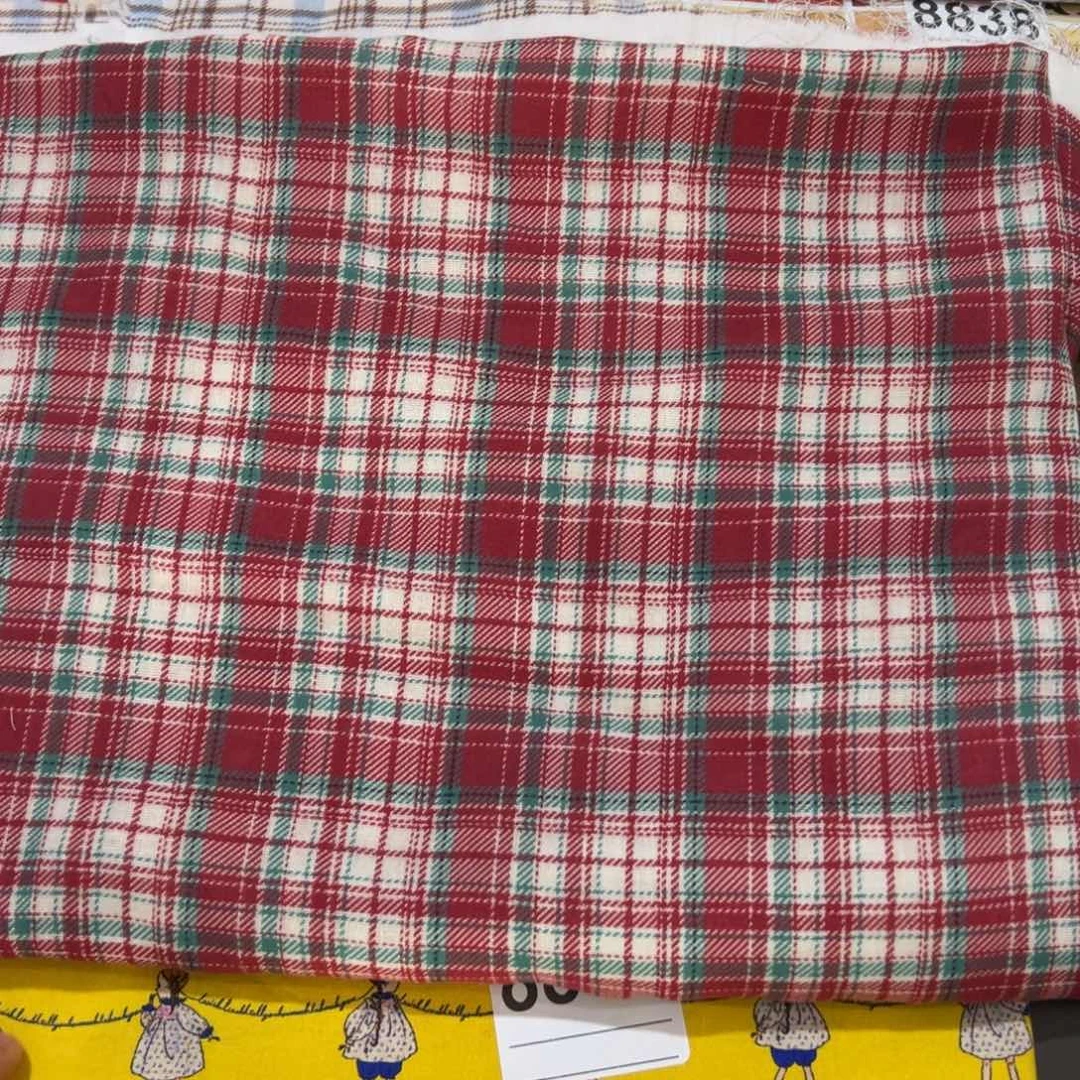 素****棉一米价纯棉超柔双层纱1.4米宽果子块