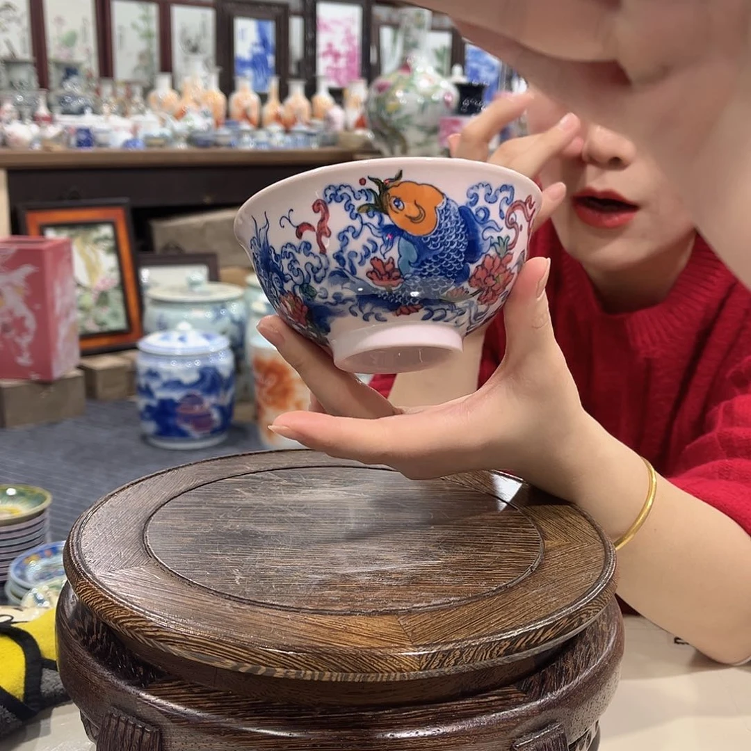 摆件陶瓷///////景德镇陶瓷瓷器。红。
