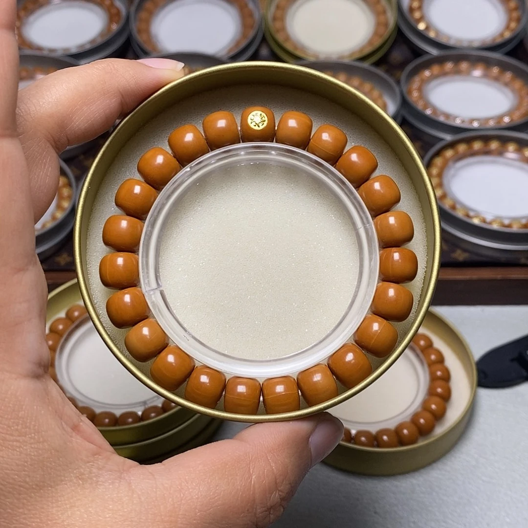 猴头核桃手串75号18k道珠小老型10+左右