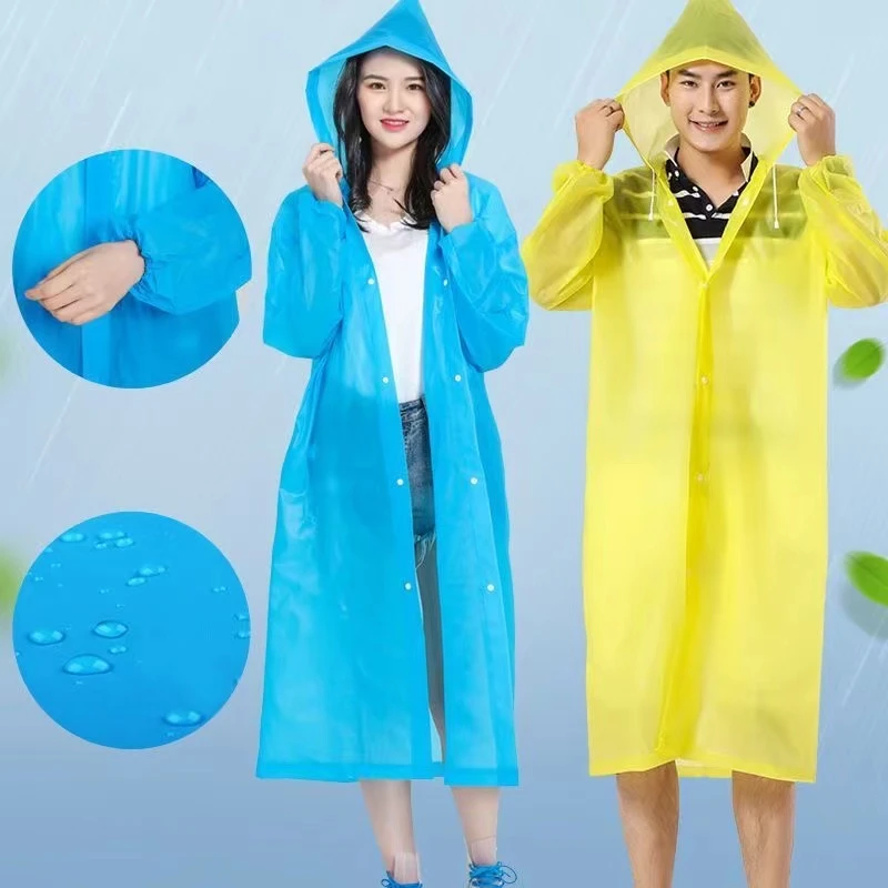 加厚长款便携式轻便电动车雨衣户外旅游一体式徒步电动车雨衣